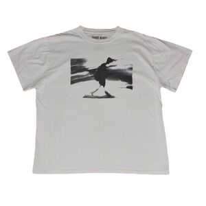 Shawn Mendes T Shirt M White On The Road Again Tour‎ OTRA 2025 Tee NEW *spots